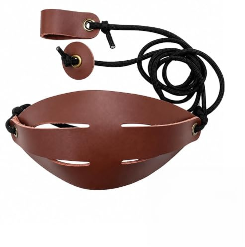 Savento Lance-Pierre Slingshot Fabriqué à la Main – Lance-Pierre Précis en Cuir Synthétique et Paracorde pour Golf, Longueur Réglable pour Golf,Tennis et Sports Canins, pour Activités en Plein Air