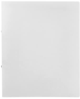 Idena 10427 - Ringbuch im Format DIN A4, 2-Ring-Mechanik mit 16 mm Durchmesser, 20 mm Rückenbreite, weiß, 1 Stück