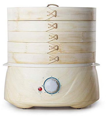 Vaporera de bambú Salud Vaporera eléctrica Hogar Multifuncional Gran Capacidad Multicapa Cocina de Vapor eléctrica Pescado al Vapor Verduras al Vapor