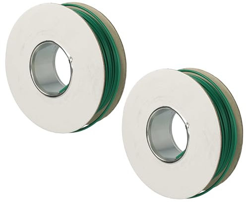 vhbw 2x Begrenzungskabel kompatibel mit Gardena R180, R160Li, R165, R38Li, R130Li, R100Li Mähroboter - Begrenzungsdraht 50 m Grün