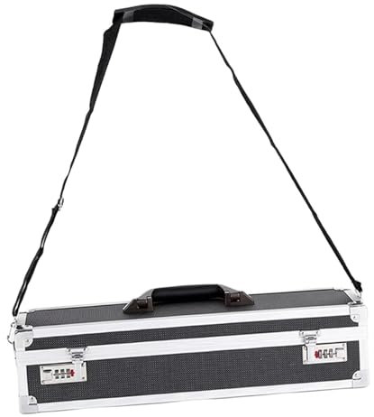 F Fityle Mallette à outils, organiseur de rangement de couteaux, porte-couteaux de voyage, cadre en aluminium, polyvalent pour chefs professionnels avec