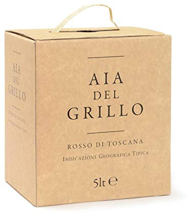 AIA DEL GRILLO I.G.T. - Bag in Box - Vino Rosso - Confezione da 5l