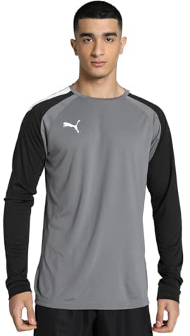 PUMA Mens Teampacer Gk Jersey Long Sleeve T-Shirt, Smoked Pearl-puma Black-puma White, L EU