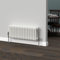 Lux Heat White Horizontal 3 Column Traditional Radiator 300mm (H) x 785mm (W)