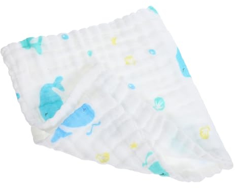 BESPORTBLE Toallita De Algodón Para Toallas Absorbentes Para Saliva y Eructar Toallitas Dibujos Animados Para Recién Nacidos Para Baño y Cuidado