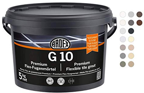 ARDEX G10 - Mortero flexible para juntas (5 kg, color Jasmin)