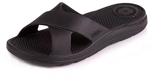 totes Ladies Cross Slide