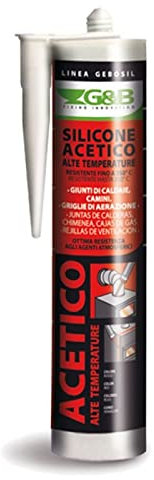 SILICONE ALTA TEMPERATURA REFRATTARIO 1500 ° STUFA CAMINO DA 310 ML DF 900794