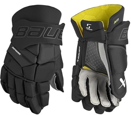 Intermediate Ice Hockey Gloves by Bauer Supreme M3