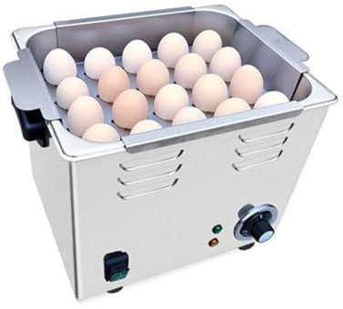 Hervidor de huevos comercial de gran capacidad, hervidor de huevos de aguas termales con capacidad para 60 huevos, máquina de huevos medio cocidos