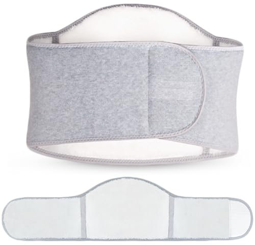 Thermal Full Faux Fur Lumbar Warmer Adjustable Winter Lower Back Support Belt Stomach Kidney Warmer Abdominal Binder Waist Trimmer Band Postpartum Belly Wrap Brace- Warming Kidney & Back Pain Relief