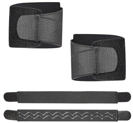 Regolabile Arco Plantare Supporto, 1 Paia Fascia per Arco Plantare per Piedi Piatti, Supporto per l'arco plantare regolabile, Per Applicabile a Donna Uomo Plantar Fascite Dolore, Nero