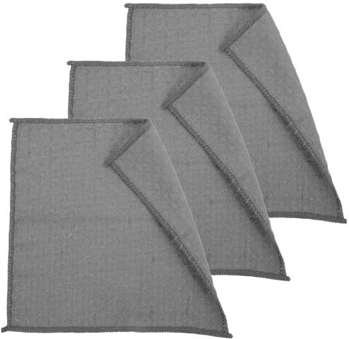 Ciieeo 3piezas Paño De Cocina Toallas De Mano Diseño De Gofre Toalla De Cocina para Fregar y Limpiar