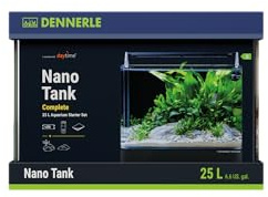 Dennerle Nano Tank Complete, 25 litri – 36 x 28 x 25 cm – Nano Aquascaping Acquario
