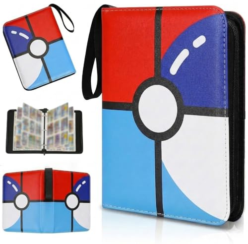KORVORIA 900 Album de Cartas Coleccionables, 50 Páginas Álbum para Cartas Magic, Álbum de Cartas Coleccionables, Carpeta Cartas PU Impermeable