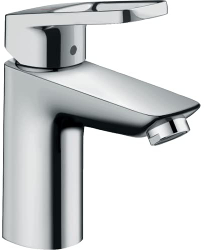 HANSGROHE Mitigeur lavabo Logis Loop 100 Eco CH3 CoolStart, avec tirette et vidage synthétique chromé