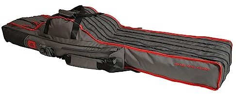 Mikado Rutentasche 3/4 Fächern Rutenfutteral Angeltasche viele Varianten! 140cm-150cm-160cm-170cm (150cm / 4 Fächer / UWD-05-150-4-GY), Grau