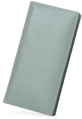 SENDEFN Vera Pelle Portafoglio Donna, Blocco RFID Sottile Carte Credito Portafogli con Finestra ID