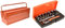 Bahco BH3149-OR CAJA HTA. P/Garage 5 COMP, Orange, 530 x 200 x 200 mm & SL25 Ratchet Socket Set, Metric 1/4 Drive, 25 Pieces