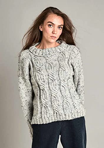 Wendy Aran Knitting Pattern for Ladies Cable Knit Sweater Jumper (6177)