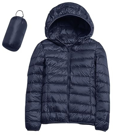 Damdunrock vinter varm dunjacka lätt quiltad jacka enfärgad full dragkedja huvjacka vindtät pufferjacka kvinnor vinterjacka mode casual övergångsjacka