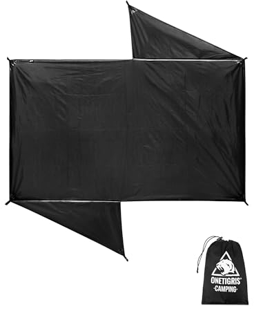 OneTigris Stella Zeltplane Camping Bodenplane für 2 Personen Mehrzweck Zeltunterlage wasserdicht 3000 mm mit Aufbewahrungstasche für Camping, Wandern und Picknick(200 × 120 cm)