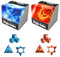 2 Stücke Magic Kinder Zauberwürfel 2 in 1 Sternenklarer Himmel Zauberwürfel, 3D Sonnensystem Cube Puzzle Magic Unendlicher Flip Würfel für Stress und Angst Linderung Entspannendes Spielzeug