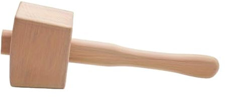 MagiDeal Martillo de Madera con Mango, Herramienta Manual de Carpintero, Martillo Manual, mazo de Carpintero para tallar Madera de