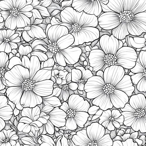 JIAOQSS Vinilo adhesivo para pared Floral en blanco y negro Papel tapiz adhesivo Flores naturales Papel tapiz de vinilo impermeable para renovación para sala de estar papel tapiz de pared