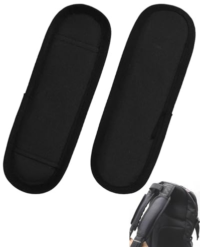 Correa de Hombro Acolchada,2pcs Almohadilla para Correa de Bolsa,Almohadillas de Hombro para Chaleco Táctico,Almohadillas de Hombro para Bolso,Almohadilla de Correa para Cámara,Mochila,Guitarra