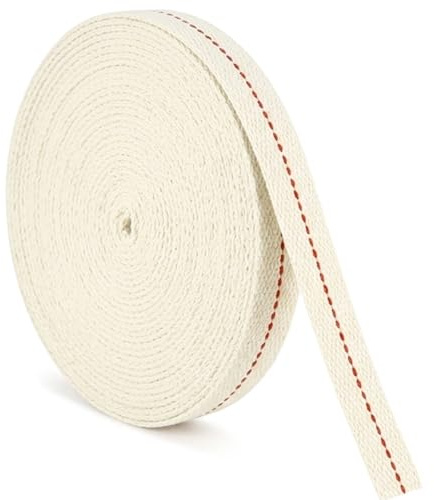 Lampveke, 2 Meter Platt Bomullsveke för Fotogenlampor och Oljelampor, Reservveke för Paraffin- och Brännare, 2,2 cm Bredd