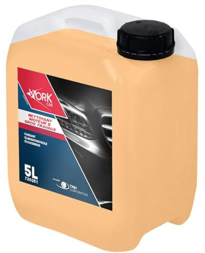 Workcar - Nettoyant dégraissant Moteur et gros travaux Professionel - Bidon 5L