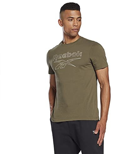Reebok Identity Camo T-Shirt Homme, Army Green, S