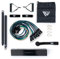SmartWorkout® - Profi-Set mit Widerstandsbänder Krafttraining – Komplettpaket für Fitnesstraining, 19 Stück, 7 Resistance Bands insgesamt 120 kg, Stange für Fitnessbänder, Türanker & Trainingsprogramm