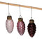 12 Stück Glas Hänger Zapfen rosa Altrosa Beere Blossom pink Rose 6cm Tannenzapfen Dekozapfen o745 Christbaumschmuck Deko Anhänger Christbaumkugeln Zapfenform Eicheln Früchte Weihnachtskugeln…