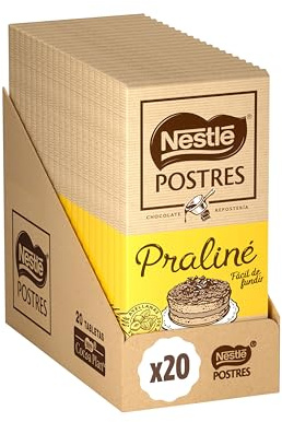 Nestlé Postres chocolate praline para fundir 20x170g