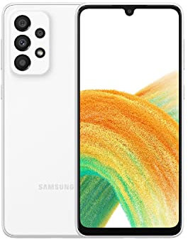 Samsung Galaxy A33 5G 128GB Variations Unlocked (Renewed) (White)