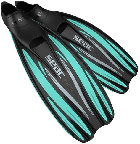 Seac F 100 Pro, Pinne da Subacquea Leggera a Scarpetta Chiusa, per Immersioni e Snorkeling