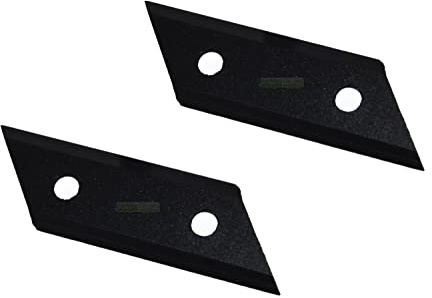 2 x 10,4 cm knivar kompatibel med King Craft 2500 R (2500R) trädgårdshackare