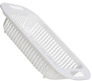 Cabilock Escurreplatos De Cocina Cesta De Drenaje Cesta De Almacenamiento Escurridor Platos Plástico Telescópico