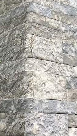 Thin Real Concrete Stone Veneer – SC Color Blend (Gray Tones) – Corner & Finished Edge Component for Wall Corners and Wall Edges – Indoor/Outdoor Wall Covering (Not Wallpaper or Rubber Panels)