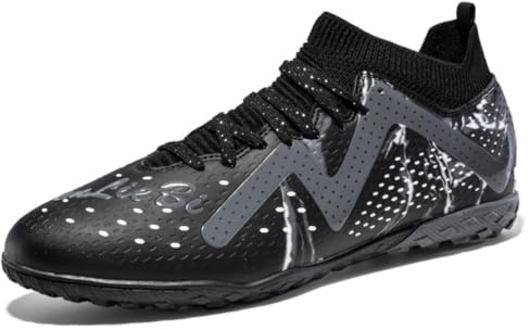 Scarpe da Calcio Uomo a Collo Alto Scarpe da Calcetto con Tacchetti Calzature Sportive per Bambini Scarpe Lifestyle Sportive Scarpe Tecniche da addestramento Esterne