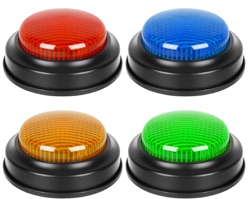 Cicalino quiz per bambini - Dispositivo di risposta per game show, pulsante di risposta rapida | Kit di giocattoli per competizioni di apprendimento, set di segnali sonori educativi divertenti | per l