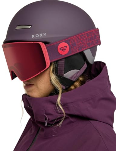 Roxy Angie - Casco de esquí para Mujer, Color Morado