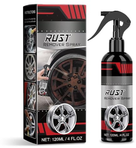 vokkrv Powerful Rust Remover for Metal, Rust Remover for Steel & Iron, Heavy-Duty Metal Rust Remover Spray for Car, Converter Sprays, Car Maintenance Cleaning Rust Dissolver Agent (1PC)