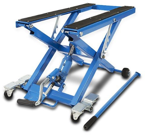 Motorrad Hebebühne XL für Indian Chief Vintage Blau Scherenheber