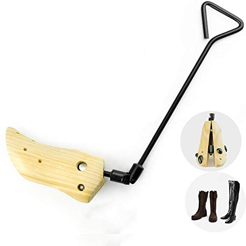 LUCKFY Barella per Scarpe per Stivali, Uomo e Donna in Legno Scarpe per Stivali Nuove in Legno Barella per Shaper (1 pz),Large