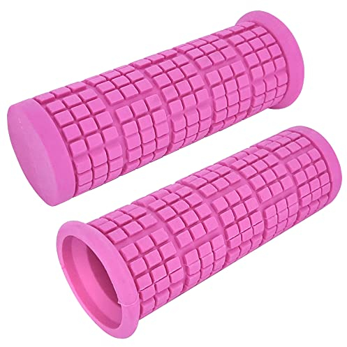 cyclingcolors Poignée vélo Confort 22mm 110mm Cycle antidérapant VTT Ville BMX Adulte Paire (Rose)