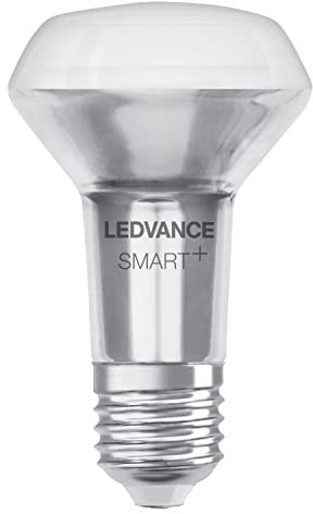LEDVANCE Smarte LED-Lampe mit Bluetooth Mesh, R63 Spotlampe für E27 Sockel aus Glas mit 6W, ersetzt herkömmliche 60W-Reflektorlampen, steuerbar mit Alexa & Google Assistant, 1er-Pack
