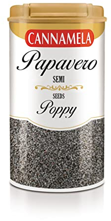 Cannamela, La Dispensa, Semi di Papavero, Confezione da 80 g, Croccanti e Gustosi, Ideali per la Preparazione di Biscotti e Torte, Piatti Orientali e per Riso e Verdure